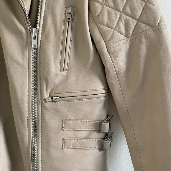 Leather Bomber Jacket - Comptoir Des Cotonniers - Picture 3 of 6